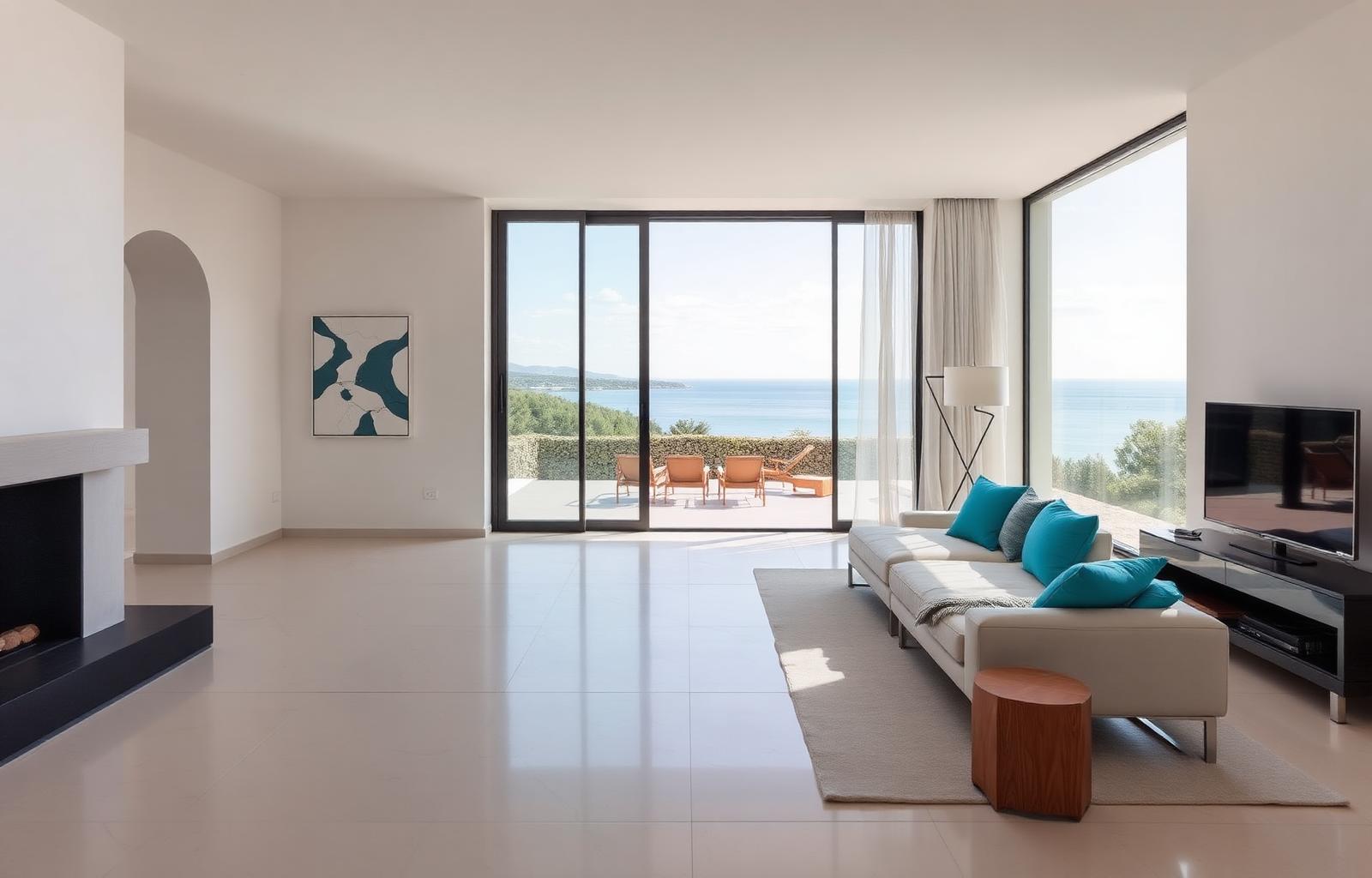 Modern luxury Italian villa interior managed by Holidaly